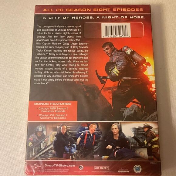 Chicago Fire Season 8 DVD NWT - Picture 7 of 8